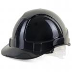 Economy Vented Safety Helmet Black One Size BBEVSHBL BSW23357