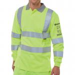 Beeswift ARC Compliant High Visibility Polo Shirt Saturn Yellow S BSW23558