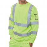 Beeswift ARC Compliant High Visibility Sweatshirt Saturn Yellow L BSW23565