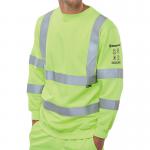 Beeswift ARC Compliant High Visibility Sweatshirt Saturn Yellow L CARC8SYL BSW23565