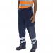 Beeswift Polycotton Nylon Patch Trousers Navy Blue 52 PCNT27N52 BSW23606
