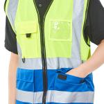 Beeswift High Visibility Two Tone Executive Waistcoat BSW23654