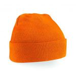 Beeswift Winter Hat with Cuffed Design Orange One Size BSW24103