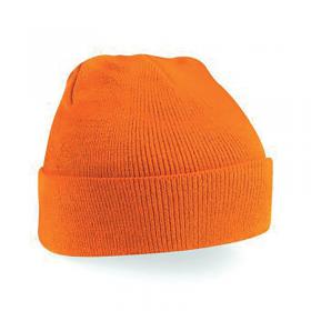 Beeswift Winter Hat with Cuffed Design Orange One Size WHOR BSW24103