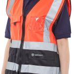 Beeswift High Visibility Two Tone Executive Waistcoat BSW24496