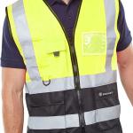Beeswift High Visibility Two Tone Executive Waistcoat BSW24502