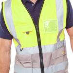 Beeswift High Visibility Two Tone Executive Waistcoat BSW24508