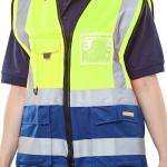 Beeswift High Visibility Two Tone Executive Waistcoat BSW24513