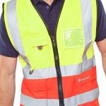 Beeswift High Visibility Two Tone Executive Waistcoat BSW24518