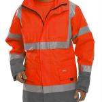 Beeswift Two Tone Breathable High Visibility Traffic Jacket BSW24657
