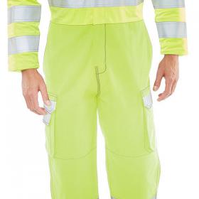 Beeswift ARC Flash High Visibility Coverall Saturn Yellow 38 BSW24893