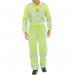 Beeswift ARC Flash High Visibility Coverall Saturn Yellow 38 BSW24893