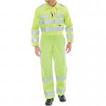 Beeswift ARC Flash High Visibility Coverall Saturn Yellow 40 CARC7SY40 BSW24894