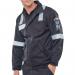 Beeswift ARC Woven Jacket Fire Retardant Anti-static Navy Blue 4XL CARC920N4XL BSW24913
