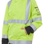 Beeswift Two Tone ARC Woven High Visibility Jacket Fire Retardant Anti-static BSW24914