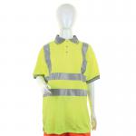 Beeswift Ladies High Visibility Short Sleeve Polo Shirt Saturn Yellow S LPK20SYS BSW24967
