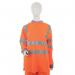 Beeswift Ladies High Visibility Long Sleeve Polo Shirt Orange M LPK28ORM BSW24984