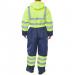 Beeswift Two Tone Hi Visibility Thermal Waterproof Coverall BSW25119