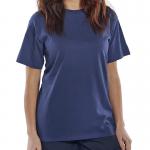 Beeswift Click Heavyweight Cotton T-shirt Navy Blue 4XL CLCTSHWN4XL BSW25268
