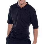 Beeswift Click Short Sleeve Polo Shirt Black XS CLPKSBLXS BSW25473
