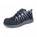 Beeswift Non Metallic S3 Lace Up Water Resistant Trainer 1 Pair BlackGrey 04 BSW25631