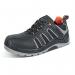 Beeswift Non Metallic S3 Lace Up Water Resistant Trainer 1 Pair BlackOrange 10.5 BSW25650
