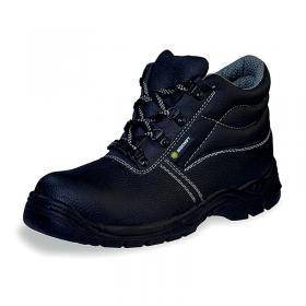 Beeswift Dual Density PU Chukka S3 4 D-Ring Steel Toe Capped Boots 1 Pair Black 09 BSW25670