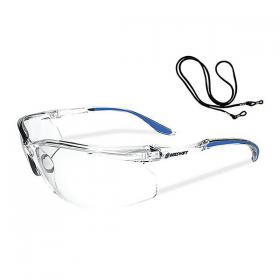 Beeswift Adjustable Safety Spectacles Clear/Clear Frame BSW25734