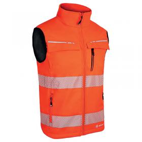 Beeswift Deltic High Visibility Softshell Bodywarmer Orange XL BSW26287