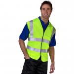 Beeswift Bseen EN ISO 20471 High Visibility Vest (Pack of 100) BSW26296