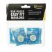 Beeswift Thermo Plastic Rubber Easy Fit Earplugs Packed 1 Pairs Blue (Pack of 5) BSW27054