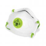 Beeswift FFP2V Moulded Valved Respirator Mask White (Pack of 5) BS031 BSW27062