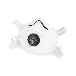 Beeswift FFP3 Moulded Valved Cup Respirator Mask White BSW27063