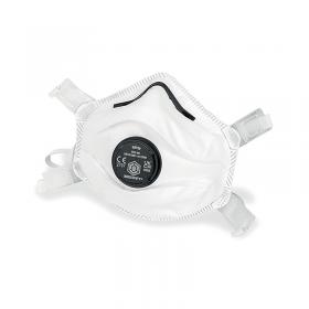 Beeswift FFP3 Moulded Valved Cup Respirator Mask White BS033 BSW27063