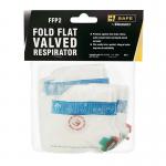 Beeswift B-Safe FFP2V Fold Flat Valved Mask White (Pack of 5) BS035 BSW27064