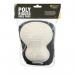 Beeswift B-Safe Poly Ridged Knee Pad Black/White BSW27067