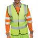Beeswift BSafe High Visibility Vest Saturn Yellow L BS062L BSW27071