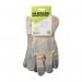 Beeswift Canadian Leather Rigger Gloves 1Pr Grey One Size BS040 BSW27072
