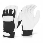 Beeswift Drivers Gloves 1 Pair Soft Grain Leather Black XL BSW27081