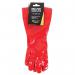 Beeswift PVC Gauntlets 1Pr Red 16 Inch BS056 BSW27089