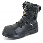 Beeswift Click Trencher Internal Metatarsal Side Zip Lace Up Safety Boots 1Pr Black 8 CF67BL08 BSW29192