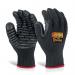 Beeswift Glovezilla Anti-Vibration Gloves 1Pr Black Large BS054L BSW30388