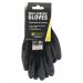 Beeswift Multipurpose Polyurethane Palm Coated Gloves 1 Pair Black L BSW30413