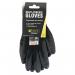 Beeswift Multipurpose PU Palm Coated Gloves 1Pr Blk Large BS043BLL BSW30413