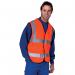 Beeswift High Visibility Waistcoat Full App G Red 3XL WCENGRE3XL BSW30583