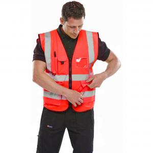 Image of Beeswift Executive High Visibility Waistcoat BSW30586