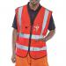 Beeswift Executive High Visibility Waistcoat Red 2XL WCENGEXECRE2XL BSW30589