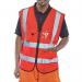 Beeswift Executive High Visibility Waistcoat Red 3XL BSW30590