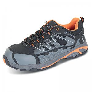 Beeswift S3 Composite Water Resistant Lace Up Trainers 1Pr BlackOrange