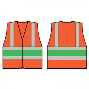 Beeswift High Visibility Vest OrangeGreen S HVVA2GS BSW31330